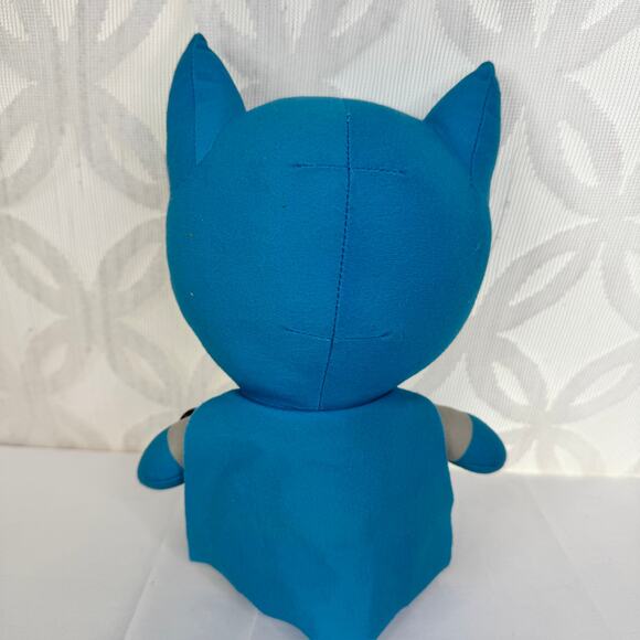 5. for $25| Batman Justice League Big Head Character Stuffed 10" Long Blue Gray - Picture 8 of 8